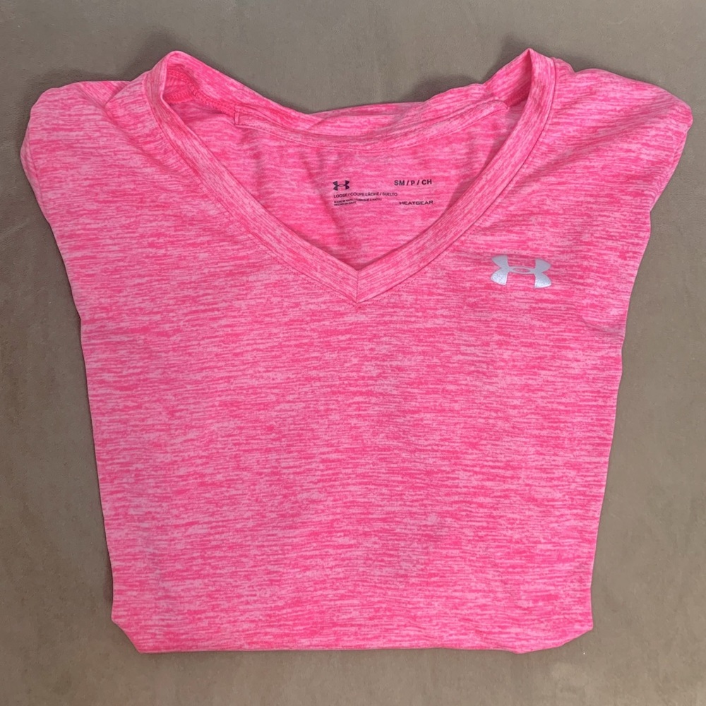 Women’s Under Armour Pink Workout Top